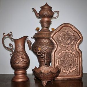 سماور مسی قلم زنی