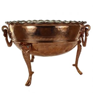 کاسه مسی س پایه بلند