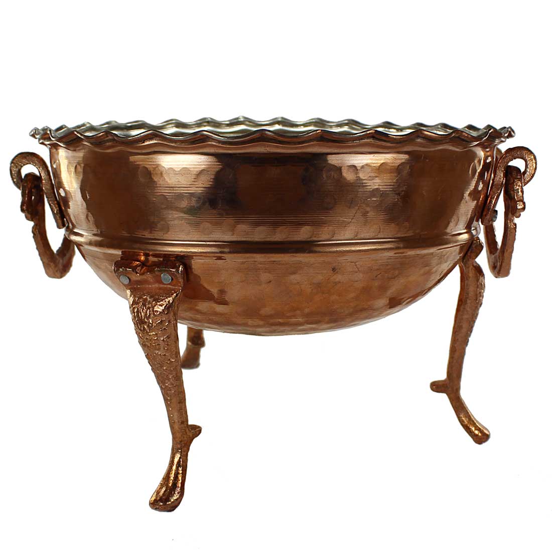 کاسه مسی س پایه بلند