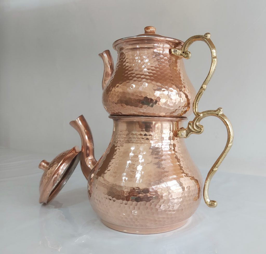 کتری قوری مسی کلاسیک